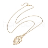 304 Stainless Steel Macrame Pouch Empty Stone Holder Necklace Making NJEW-JN05237-03-5