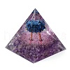 Orgonite Pyramid Resin Energy Generators DJEW-PW0012-020A-2