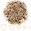 Gorgecraft 5Sets 5 Styles Wood Cabochons WOOD-GF0002-26-1