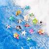 ARRICRAFT 160Pcs 16 Styless Synthetic Turquoise Dyed Beads Strands G-AR0005-96-4