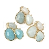 Natural Flower Amazonite Links connectors G-E526-28P-1