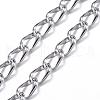 304 Stainless Steel Curb Chain Bracelets BJEW-P064-28-4