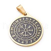 Mixed Sizes 304 Stainless Steel Enamel Pendants STAS-F248-02-G-2