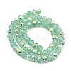 Baking Painted Transparent Glass Beads Strands DGLA-A034-J8mm-B-3