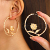 Alloy Stud Earrings WGE798E-05-1