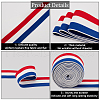 Gorgecraft 4.7 Yards Flat Nylon Striped Elastic Band OCOR-GF0003-84C-6