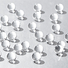  100Pcs Natural Quartz Sphere Beads G-NB0005-51A-2