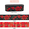 Ethnic Style Embroidery Polyester Ribbons OCOR-WH0060-54-2