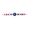 Independence Day Glass Seed Beads Braided Bead Bracelets BJEW-MZ00179-01-2