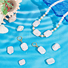 GOMAKERER 10Pcs Natural Keshi Pearl Beads Strands PEAR-GO0001-19-4
