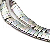 Electroplated Non-magnetic Synthetic Hematite Beads Strands G-G089-A02-13-3