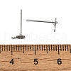 Anti-Tarnish 304 Stainless Steel Stud Earring Findings STAS-P370-02B-P-3