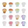 Craftdady 80Pcs 8 Colors Transparent Glass Beads GLAA-CD0001-17-2