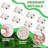 40Pcs Resin Mini Cow Home Display Decoration JX874A-6