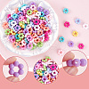 SOFPLATE 200Pcs Opaque Acrylic Bead Frames TACR-SP0001-17-6