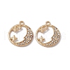 Alloy Rhinestones Pendants FIND-A024-27G-2