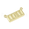 Brass Pendants KK-M322-21G-2