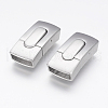 Tarnish Resistant 304 Stainless Steel Bayonet Clasps STAS-G143-36P-1