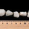 Raw Rough Natural White Jade Beads Strands G-Z087-A05-5