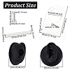 Soft Silicone Flexible Model Body Displays with Acrylic Stands ODIS-WH0026-06B-2