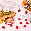 SUNNYCLUE 40Pcs Resin Imitation Fruit Pendants RESI-SC0003-18-4