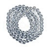 Transparent Electroplate Glass Beads Strands EGLA-N002-31-H06-2