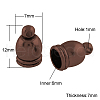 Tibetan Style Cord Ends TIBE-4736-R-FF-1