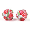 Fruit Round Resin Beads RESI-T059-03D-1