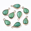 Synthetic Turquoise Pendants G-S359-279B-1