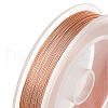 BENECREAT 3 Strands Copper Craft Wire CWIR-BC0008-0.5mm-R-4