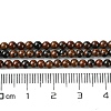 Natural Mahogany Obsidian Beads Strands G-K365-C07-01-5