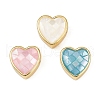 Brass Enamel Beads KK-S526-17G-1