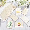 Custom Wooden Blank Business Card DIY-WH0283-52-5