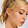 Stainless Steel Heart Stud Earrings CE5894-1