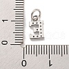 Initial Letter Brass with Cubic Zirconia Charms KK-Q814-26E-P-3