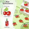 Electroplated Transparent Acrylic Pendants FIND-CJC0022-19-2