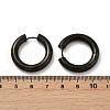 202 Stainless Steel Polishing Hoop Earrings EJEW-M106-02EB-06-5
