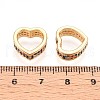 Brass Micro Pave Colorful Cubic Zirconia Bead Frame KK-N261-18G-3