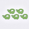 Painted Poplar Wood Pendants WOOD-T021-23D-1