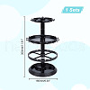 3-Tier Rotatable Round Acrylic Jewelry Display Tower with Tray EDIS-WH0015-13A-2