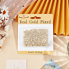 Beebeecraft 200Pcs Brass Pave Clear Cubic Zirconia Beads KK-BBC0015-87B-5