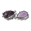 Natural Amethyst Pendants G-B009-02P-J-2