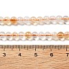 Natural Citrine Beads Strands G-A262-A01-5mm-5
