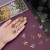   120Pcs 4 Colors Tibetan Style Alloy Pendants FIND-PH0022-99-3