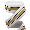 Gorgecraft 4.7 Yards Flat Polyester Striped Elastic Wide Band OCOR-GF0003-86D-1
