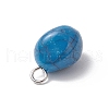 Crackle Opaque Acrylic Beads PALLOY-JF03800-02-5