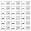   180Pcs 925 Sterling Silver Spacer Beads STER-PH0001-11-1