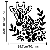 PET Hollow Out Drawing Painting Stencils DIY-WH0402-012-3
