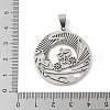 201 Stainless Steel Pendants STAS-S157-31P-3