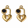 304 Stainless Steel Pendants STAS-N087-53-04G-2